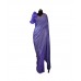 Lavender Powersholuder Sari Crush lycra pallu and crepe pleated, one side powershoulder, pre- stitch sari.