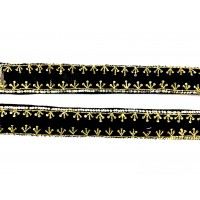 Black Hand Embroidered Belt