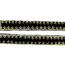 Black Hand Embroidered Belt