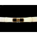 Party Wear Whitte-Black Designer Belt