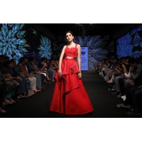 Designer Red Colour Wedding Dress